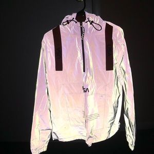 NASA x FOREVER21 reflective windbreaker